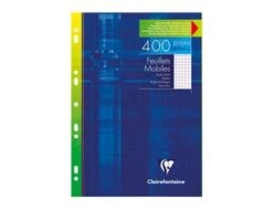 Clairefontaine - 400 Feuilles Simples A4 - Petits Carreaux (5x5 Mm) - Perforées