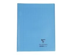 Clairefontaine Koverbook - Cahier Polypro Spiralé 24 X 32 Cm - 160 Pages - Grands Carreaux (Seyes) - Disponible Dans Différentes Couleurs