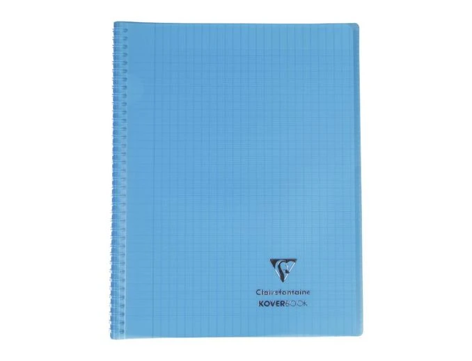 Clairefontaine Koverbook - Cahier Polypro Spiralé 24 X 32 Cm - 160 Pages - Grands Carreaux (Seyes) - Disponible Dans Différentes Couleurs 1 Clairefontaine Koverbook - Cahier Polypro Spiralé 24 X 32 Cm - 160 Pages - Grands Carreaux (Seyes) - Disponible Dans Différentes Couleurs