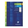 Clairefontaine - 200 Feuilles Simples A4 - Grands Carreaux (Seyes) - Coloris Assortis